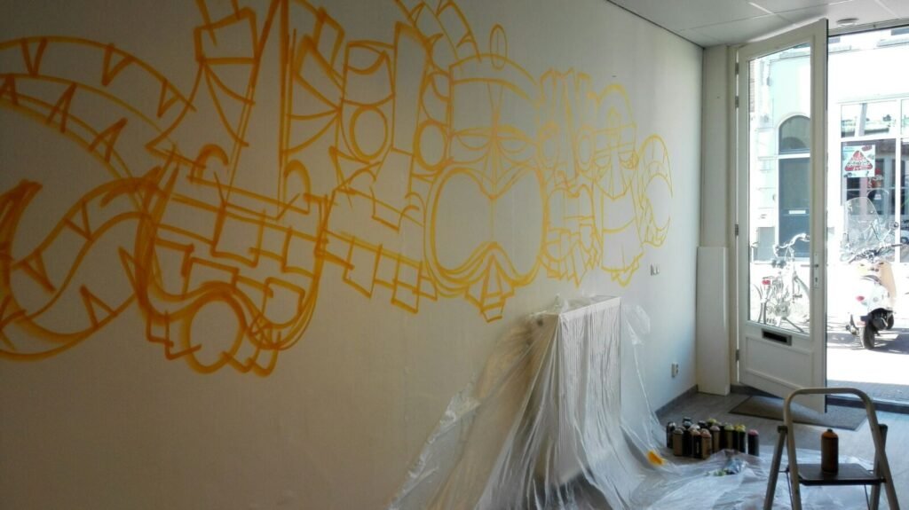 Graffiti Muurschildering Graffitiuitje.nl