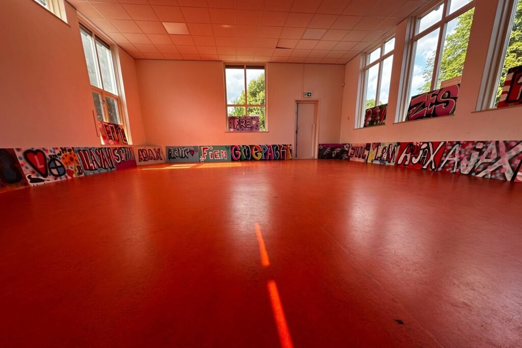 Graffiti-workshop op school bij Graffitiuitje.nl