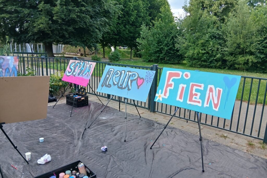 Graffiti Workshop Kinderfeestje 3