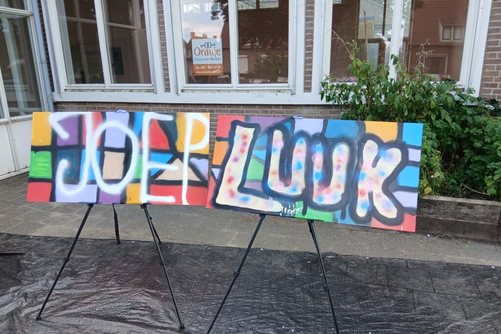 Graffiti Workshop Kinderfeestje 5